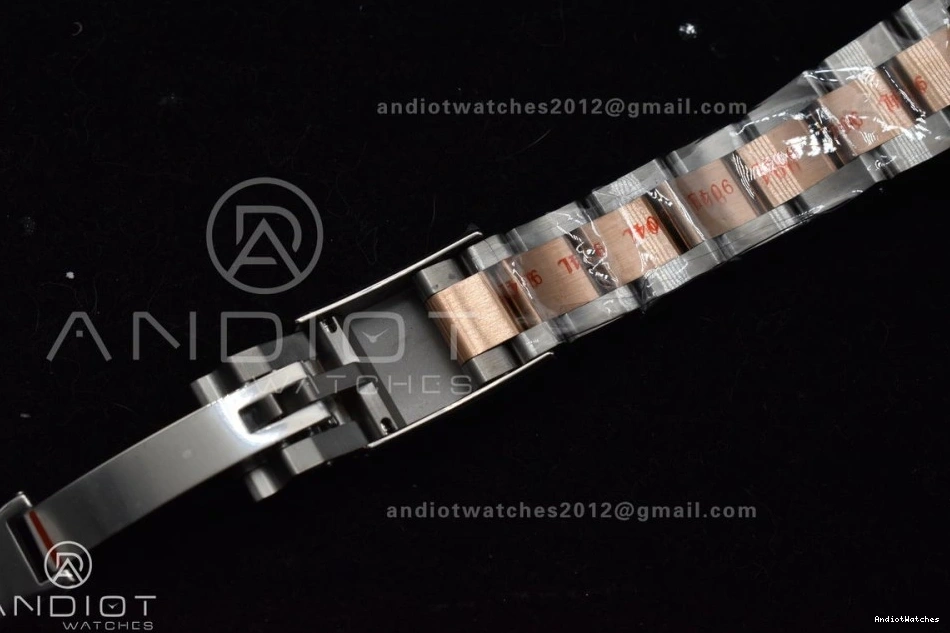 Best Minimalist Case Yacht-Master Dial Edition 37mm 268621 1216 and CVSF 316L A Black SS 1:1 RG Bracelet 0403